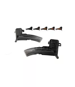 Φλας Καθρέπτη Για Renault Clio IV 16-19 / Captur 17-20 / Nissan Micra 17+ Dynamic Led Φιμέ 2 Τεμάχια 