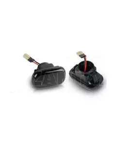 Πλαϊνά Φλας Φτερού Για Toyota Avensis / Hilux / Celica / Prius / Corolla Led Dynamic Φιμέ 2 Τεμάχια 