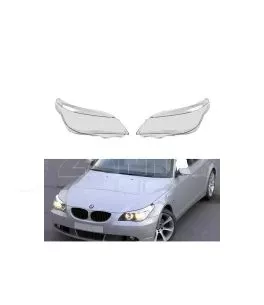 Κρύσταλλα Φαναριών Για Bmw 5 Series E60 Pre-Facelift Sedan / Touring 03-07 Ζευγάρι 2 Τεμάχια 