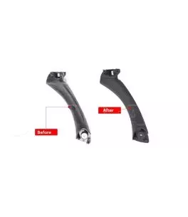 Χειρολαβή Πόρτας Εσωτερική Για Bmw 3 E90 05-11 Πίσω Αριστερά Σετ 2 Τεμαχίων Μαύρο 