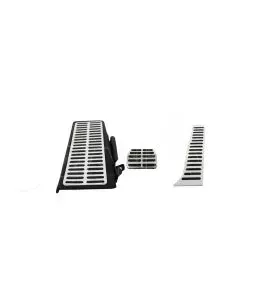 Πεντάλ Αλουμινίου Κουμπωτά Και Footrest Για VW Passat B6 05-10 / Passat B7 10-14 / Passat CC Αυτόματα Σετ 3 Τεμάχια KPVW02 
