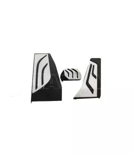Πεντάλ Αλουμινίου Κουμπωτά Και Footrest Για Bmw F20 11+ , F22 14+ , F30 11+ ,F32 13+ Αυτόματο Σετ 3 Τεμάχια KPBM01 