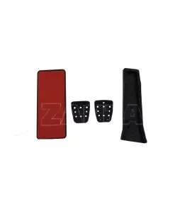 Πεντάλ Αλουμινίου Κουμπωτά Και Footrest Για Hyundai Sonata 11-14 / IX35 10-15 /  Santa Fe 06-12 Μη Αυτόματο Σετ 4 Τεμάχια KPHYSO 