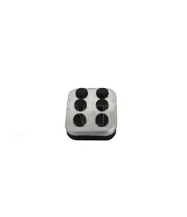 Πεντάλ Αλουμινίου Κουμπωτά Και Footrest Για Mercedes-Benz W204 07-14 / W211 02-09 / GLK 08-15 Μη Αυτόματο Σετ 5 Τεμάχια KPMB02 