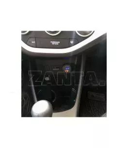 Βολτόμετρο - Θερμόμετρο Και Φορτιστής Usb Αυτοκινήτου Κόκκινα Και Μπλε Νούμερα 99103 