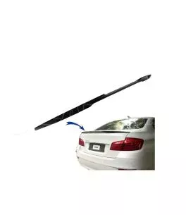 Αεροτομή Πορτ Παγκάζ Για Bmw 5 F10 11-17 M4 Look Lipspoiler Από Abs Πλαστικό Μαύρη Γυαλιστερή 
