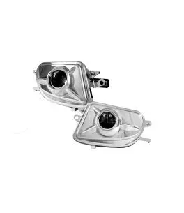 Προβολείς Ομίχλης Για Mercedes-Benz E W210 99-02 / CLK W208 98-02 / C W202 93-00 / SLK R170 96-00 Projectors Χρωμίου 2 Τεμάχια 