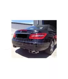 Μπούκες Εξάτμισης Διπλές "Τετράμπουκα" Για Mercedes-Benz E W211/W212, C W204, CLK W209, S W221, ML W164, W166 Amg 63 Look 2 Τεμ 