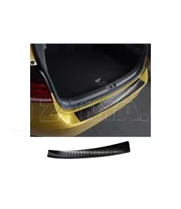 Προστατευτικό Πίσω Προφυλακτήρα Για Vw Golf VII (7) 12-17 / 17+ Από Ανοξείδωτο Ατσάλι (Steel) Μαύρο 