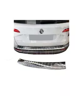 Προστατευτικό Πίσω Προφυλακτήρα Για Skoda Karoq 17+ Από Ανοξείδωτο Ατσάλι (Steel) 