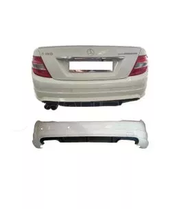 Πισινός Προφυλακτήρας Για Mercedes-Benz C-Class W204 07-11 C63 Amg Look Με PDC 