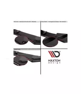 Μπροστινό Spoiler Για Skoda Octavia 3 (5E) 13-20 Glossy Black Maxton Design 1 Τεμάχιο 