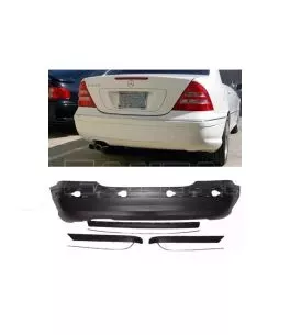 Πισινός Προφυλακτήρας Για Mercedes-Benz C-Class W203 00-07 C32 Amg Look 