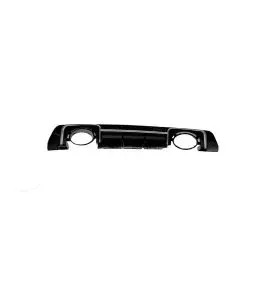 Diffuser Πίσω Προφυλακτήρα Για Audi TT 8S 14+ TTRS Look Με Μπούκες Από Abs Πλαστικό 
