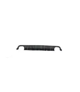 Diffuser Πίσω Προφυλακτήρα Για  Bmw 5 E39 95-03 M5 Με 2 Διπλές Τρύπες Εξάτμισης Αριστερά & Δεξιά Από Abs Πλαστικό 1 Τεμάχιο 