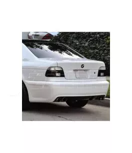 Diffuser Πίσω Προφυλακτήρα Για  Bmw 5 E39 95-03 M5 Με 2 Διπλές Τρύπες Εξάτμισης Αριστερά & Δεξιά Από Abs Πλαστικό 1 Τεμάχιο 