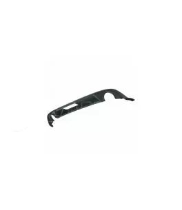 Diffuser Πίσω Προφυλακτήρα Για VW Golf VII (7.5) 17-20 Facelift GTI Με 2 Μονές Εξατμίσεις Δεξια & Αριστερά Από Abs Πλαστικό 1 Τε 