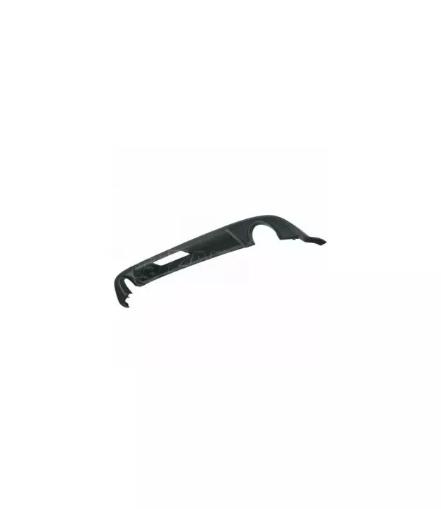 Diffuser Πίσω Προφυλακτήρα Για VW Golf VII (7.5) 17-20 Facelift GTI Με 2 Μονές Εξατμίσεις Δεξια & Αριστερά Από Abs Πλαστικό 1 Τε