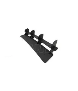 Diffuser Πίσω Προφυλακτήρα Για VW Golf VII (7.5) 17-20 Facelift Για R Έκδοση Μαύρο Ματ 4 Bars Από Abs Πλαστικό 1 Τεμάχιο 