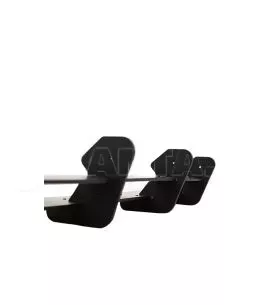 Diffuser Πίσω Προφυλακτήρα Για VW Golf VII (7.5) 17-20 Facelift Για R Έκδοση Μαύρο Ματ 4 Bars Από Abs Πλαστικό 1 Τεμάχιο 