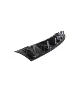 Diffuser Πίσω Προφυλακτήρα Universal Με 7 Πτερύγια Carbon Look Από Abs Πλαστικό 1 Τεμάχιο 