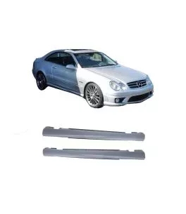 Πλαινά Μασπιέ Για Mercedes-Benz CLK-Class W209 02-09 Amg Look Από Abs Πλαστικό 2 Τεμάχια 