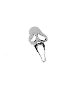 Αυτοκόλλητo Χρωμίου 3D "Scream" Χρωμίου 4cm x 8.5cm 1 Τεμάχιο 