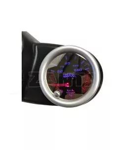 Όργανο Θερμοκρασίας Λαδιού Racesport "Phantom Look" Φιμέ 52mm Με 7 Χρώματα 