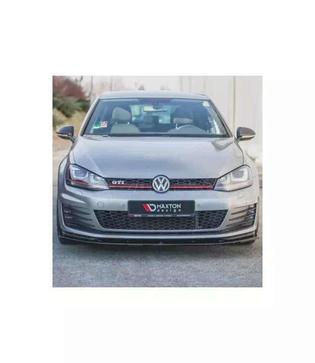Μπροστινό Spoiler Για VW Golf VII (7) 12-17 GTI Έκδοση Glossy Black V.1 Maxton Design 1 Τεμάχιο