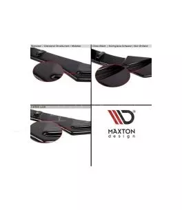 Μπροστινό Spoiler Για VW Golf VII (7) 12-17 GTI Έκδοση Glossy Black V.1 Maxton Design 1 Τεμάχιο 