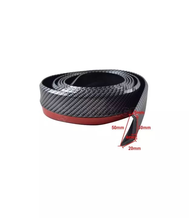 Μπροστινό Spoiler Universal Samurai Lip Safe & Style 2500mm Carbon 1 Τεμάχιο