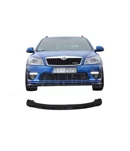 Μπροστινό Spoiler Για Skoda Octavia 2 (1Z) 09-13 RS Προφυλακτήρα Μαύρο Γυαλιστερό Από Abs Πλαστικό Maxton Design 1 Τεμάχιο 