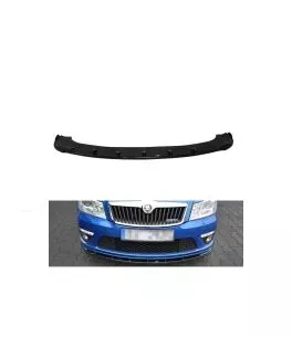 Μπροστινό Spoiler Για Skoda Octavia 2 (1Z) 09-13 RS Προφυλακτήρα Μαύρο Γυαλιστερό Από Abs Πλαστικό Maxton Design 1 Τεμάχιο 