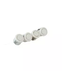 Σύστημα Παρκαρίσματος PDC Με 4 Αισθητήρες 18mm Άσπρο Χρώμα Με Ήχο Buzzer Osio OSP-235 
