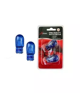 Λάμπες Αλογόνου T20 W21W / 3156 W3X16D Μονοπολικές 12volt  Blue Glass Superwhite 6000k X-Tec 2 Τεμάχια 