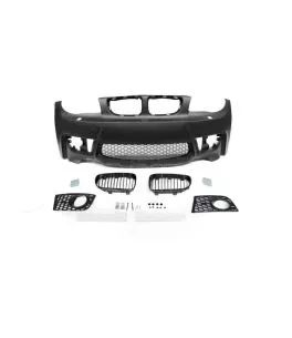 Μπροστινός Προφυλακτήρας Για Bmw 1 E81/82/87/88 04-13 1M Look Με Καρδιές Μάσκας 