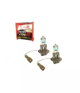 Λάμπες Αλογόνου H3 12V 55w Rainbow Blue Type-R TR-9102B 2Τεμάχια 