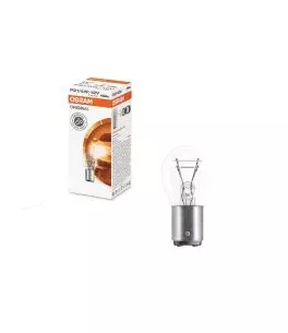 Λάμπα Αλογόνου P21/4W 12V BAZ15D  Διπολική Osram 7225 1 Τεμάχιο 