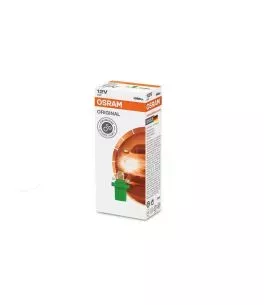 Λάμπα Αλογόνου Με Βάση B8.5d 12V 2w Osram 2722MF 1 Τεμάχιο 