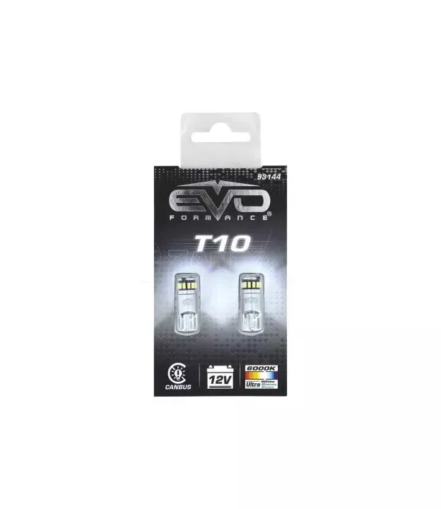 Λάμπες Led T10 12volt 5 Smd Led Canbus Λευκό Φως RaceSport EV93144 2 Τεμάχια