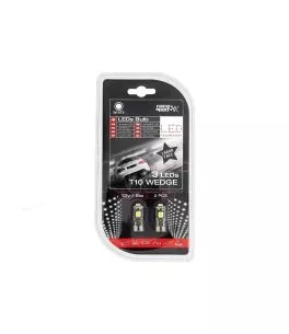 Λάμπες Led T10 12volt 3 Smd Led Canbus Λευκό Φως RaceSport LIT0505 2 Τεμάχια 