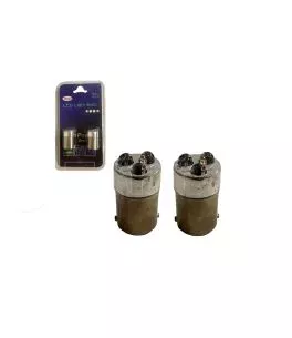 Λάμπες Led R5W BA15S 24V Φουντούκι Μπλε Χρώμα 2 Τεμάχια 