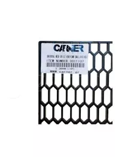 Σίτα Προφυλακτήρα Universal Πλαστική Honeycomb 120x40cm Με Τρύπα 30mm x 11mm Μαύρη 