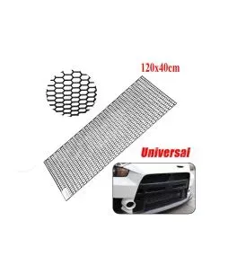 Σίτα Προφυλακτήρα Universal Πλαστική Honeycomb 120x40cm Με Τρύπα 30mm x 11mm Μαύρη 