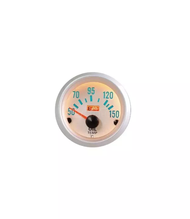 Όργανο Θερμοκρασίας Λαδιού Auto Gauge Λευκό 52mm