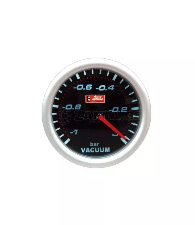 Όργανο Υποπίεσης Αέρα Vacuum Auto Gauge Μαύρο 52mm