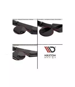 Μπροστινό Spoiler Για VW Golf VII (7.5) 17-20 R Έκδοση Glossy Black V.2 Maxton Design 1 Τεμάχιο 