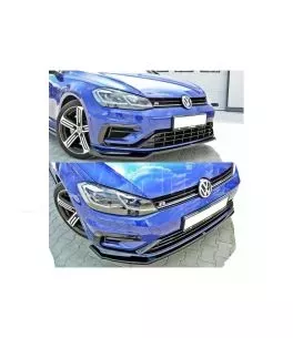 Μπροστινό Spoiler Για VW Golf VII (7.5) 17-20 R Έκδοση Glossy Black V.2 Maxton Design 1 Τεμάχιο 