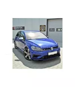 Μπροστινό Spoiler Για VW Golf VII (7.5) 17-20 R Έκδοση Glossy Black V.2 Maxton Design 1 Τεμάχιο 