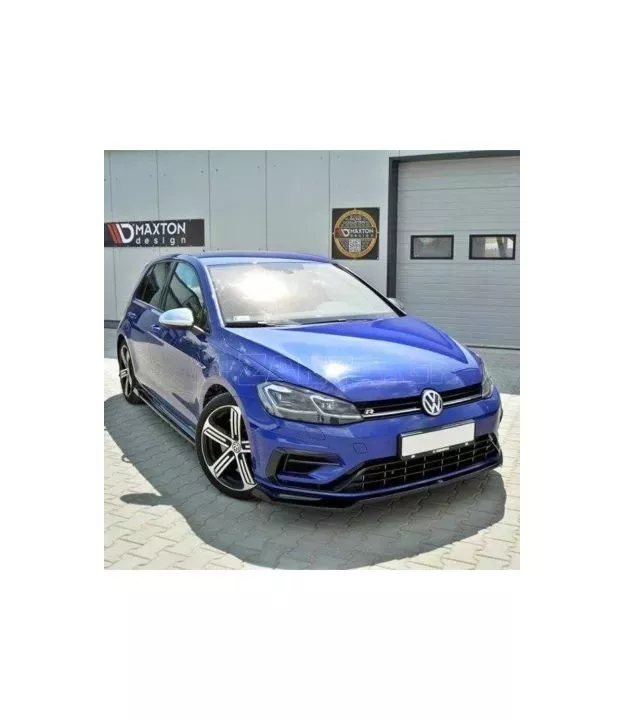 Μπροστινό Spoiler Για VW Golf VII (7.5) 17-20 R Έκδοση Glossy Black V.2 Maxton Design 1 Τεμάχιο